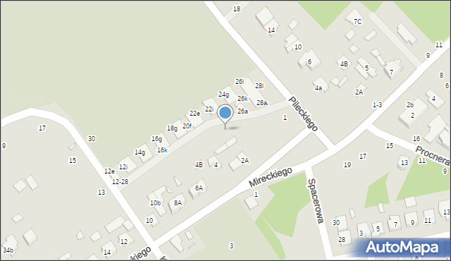 Żyrardów, Konopnickiej Marii, 28, mapa Żyrardów