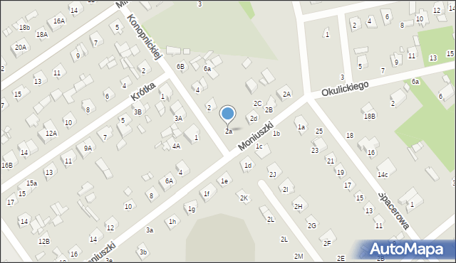 Żyrardów, Konopnickiej Marii, 2a, mapa Żyrardów