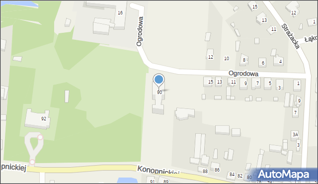 Żytno, Konopnickiej Marii, 90, mapa Żytno