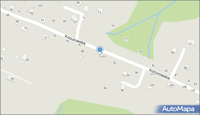 Żywiec, Kocurowska, 90, mapa Żywiec