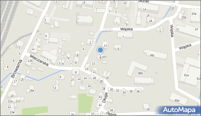 Żywiec, Konopnickiej Marii, 9, mapa Żywiec