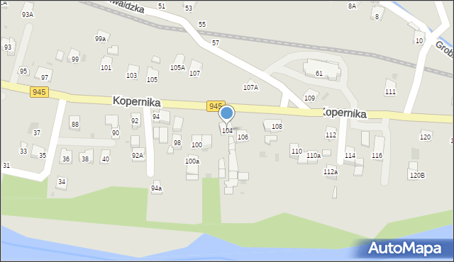 Żywiec, Kopernika Mikołaja, 104, mapa Żywiec