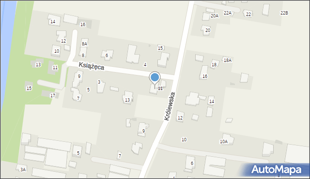 Aleksandrów, Królewska, 13A, mapa Aleksandrów