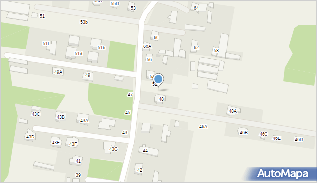 Aleksandrów, Królewska, 50, mapa Aleksandrów