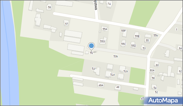 Aleksandrów, Królewska, 51, mapa Aleksandrów