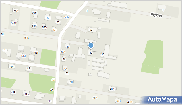 Aleksandrów, Królewska, 62, mapa Aleksandrów