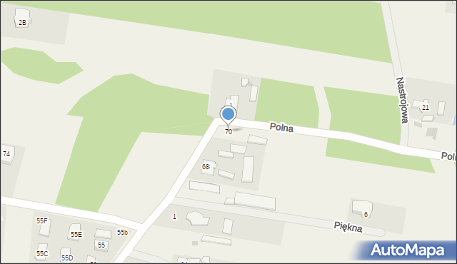 Aleksandrów, Królewska, 70, mapa Aleksandrów