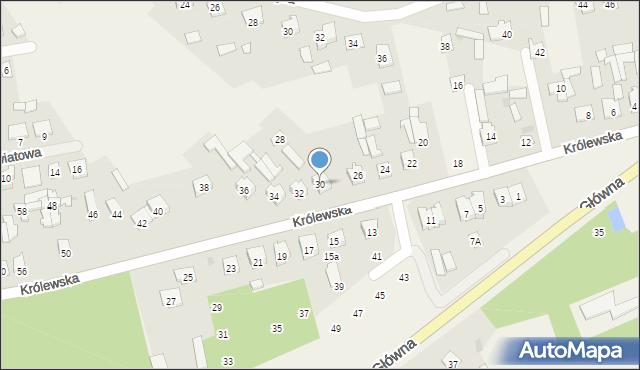 Aleksandrówka, Królewska, 30, mapa Aleksandrówka