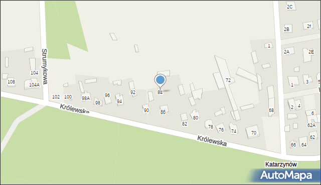 Aleksandrówka, Królewska, 84, mapa Aleksandrówka
