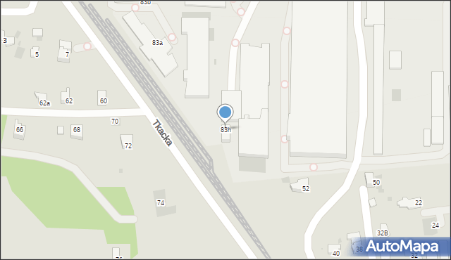 Andrychów, Krakowska, 83h, mapa Andrychów