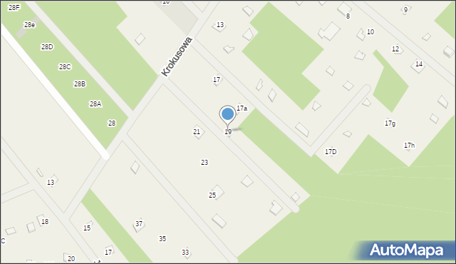 Arciechów, Krokusowa, 19, mapa Arciechów