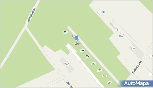 Arciechów, Krokusowa, 28G, mapa Arciechów