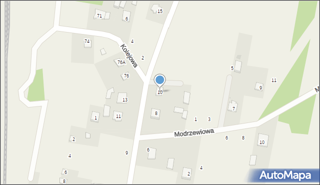 Augustów, Królewska, 10, mapa Augustów