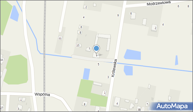 Augustów, Królewska, 7, mapa Augustów