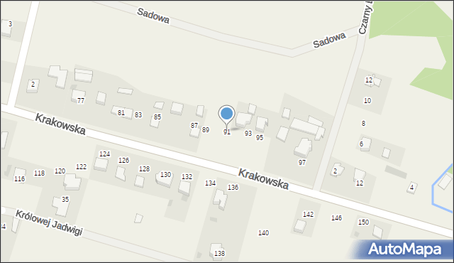 Babice, Krakowska, 91, mapa Babice
