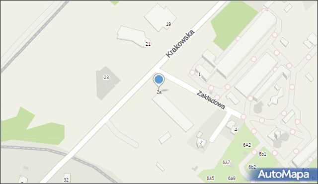 Babice, Krakowska, 2a, mapa Babice