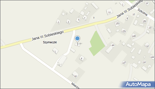 Basznia Dolna, Króla Jana III Sobieskiego, 2, mapa Basznia Dolna