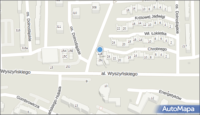 Bełchatów, Króla Bolesława Chrobrego, 26b, mapa Bełchatów