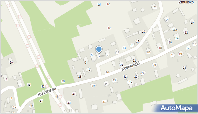 Bełżec, Króla Jana III Sobieskiego, 7, mapa Bełżec