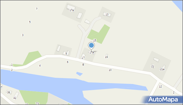 Białobrzegi, Krótka, 17a, mapa Białobrzegi