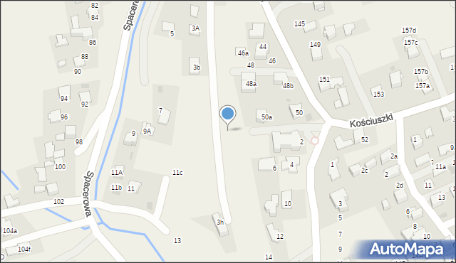 Bibice, Krótka, 1c, mapa Bibice