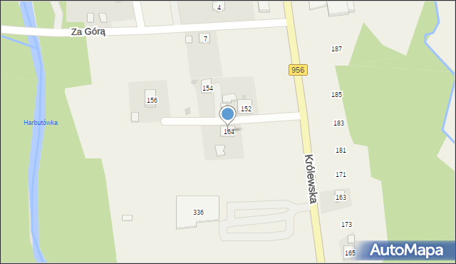 Biertowice, Królewska, 164, mapa Biertowice