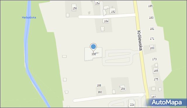 Biertowice, Królewska, 176, mapa Biertowice