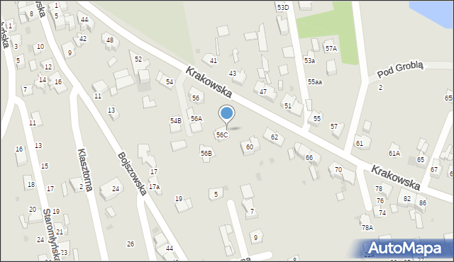 Bieruń, Krakowska, 58, mapa Bieruń