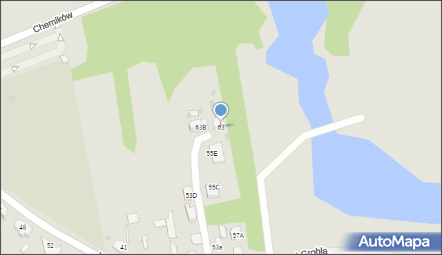 Bieruń, Krakowska, 63, mapa Bieruń