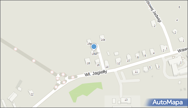 Bieruń, Króla Władysława Jagiełły, 16a, mapa Bieruń