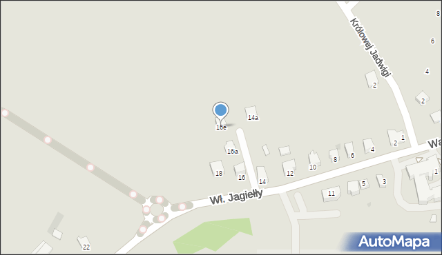 Bieruń, Króla Władysława Jagiełły, 16e, mapa Bieruń