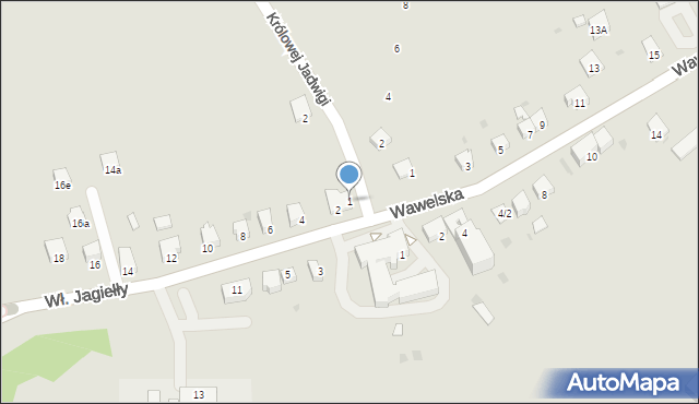 Bieruń, Królowej Jadwigi, 1, mapa Bieruń