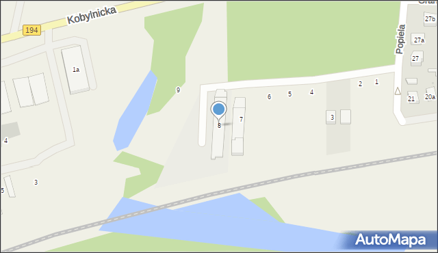 Biskupice, Króla Władysława Łokietka, 8, mapa Biskupice