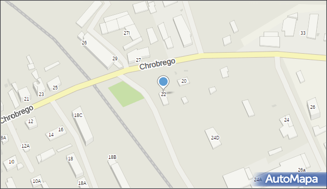 Biskupiec, Króla Bolesława Chrobrego, 22, mapa Biskupiec