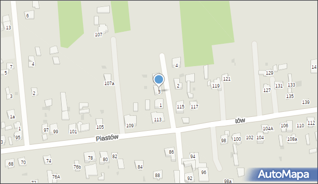 Blachownia, Króla Kazimierza Wielkiego, 3, mapa Blachownia