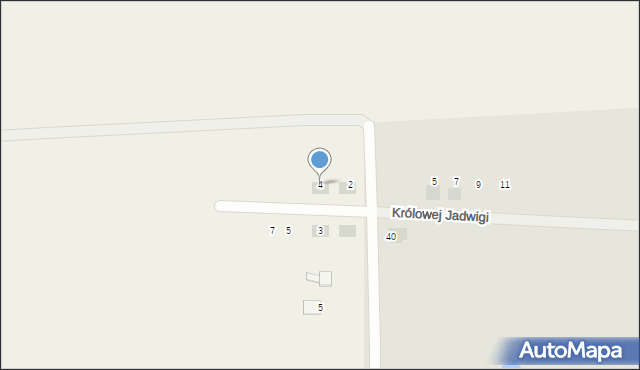 Bławaty, Króla Jana III Sobieskiego, 4, mapa Bławaty