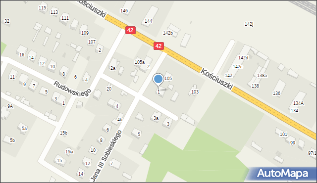 Bliżyn, Króla Jana III Sobieskiego, 1, mapa Bliżyn