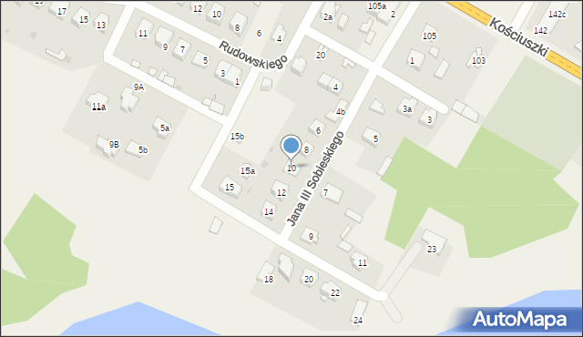 Bliżyn, Króla Jana III Sobieskiego, 10, mapa Bliżyn