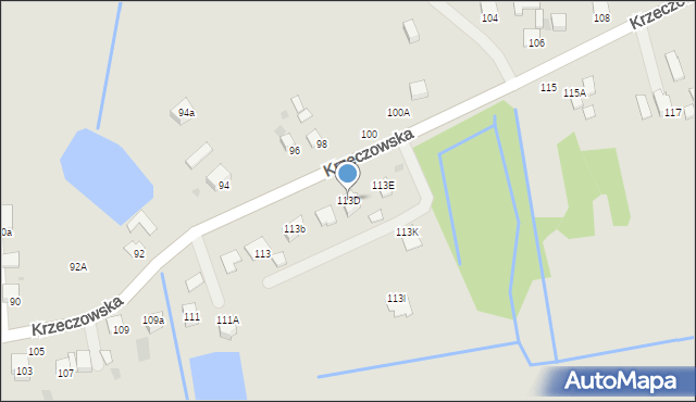 Bochnia, Krzeczowska, 113D, mapa Bochni