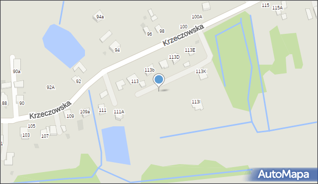 Bochnia, Krzeczowska, 113h, mapa Bochni