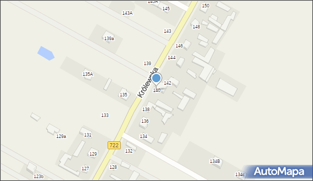 Bogatki, Królewska, 140, mapa Bogatki