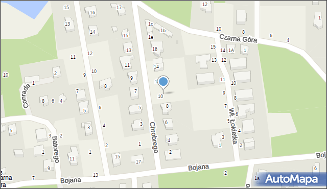 Bojano, Króla Bolesława Chrobrego, 10a, mapa Bojano