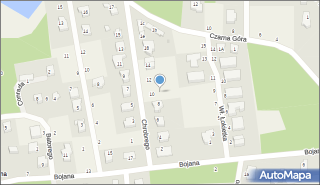 Bojano, Króla Bolesława Chrobrego, 10b, mapa Bojano