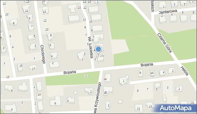 Bojano, Króla Władysława Łokietka, 2A, mapa Bojano