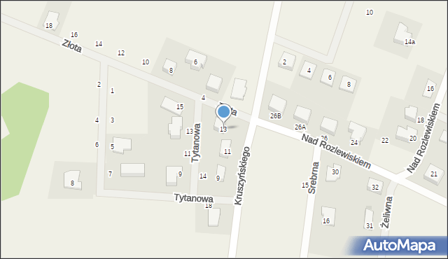 Bojano, Kruszyńskiego Mariana, 13, mapa Bojano