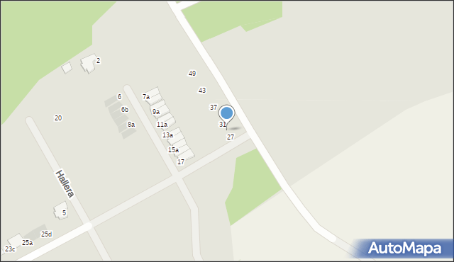 Bolesławiec, Kresów II RP, 29, mapa Bolesławca