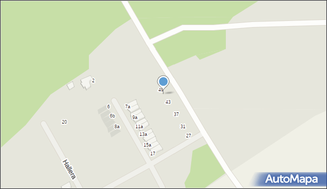 Bolesławiec, Kresów II RP, 47, mapa Bolesławca