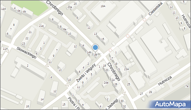 Bolesławiec, Króla Bolesława Chrobrego, 16, mapa Bolesławca