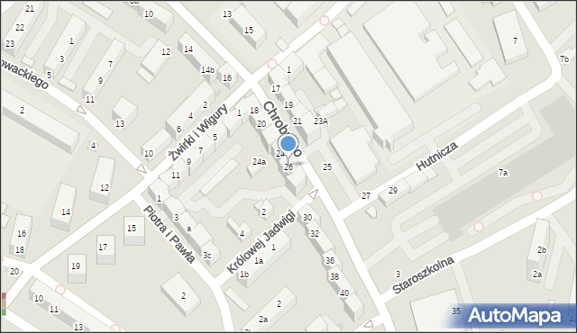 Bolesławiec, Króla Bolesława Chrobrego, 26, mapa Bolesławca