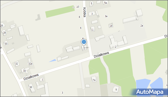 Borek, Krótka, 2, mapa Borek